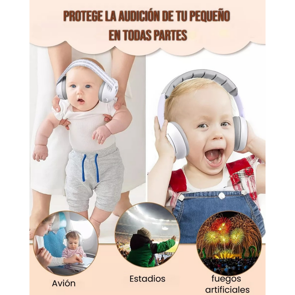 👶🏻 🔇 Auriculares para Bebés con Cancelación de Ruido